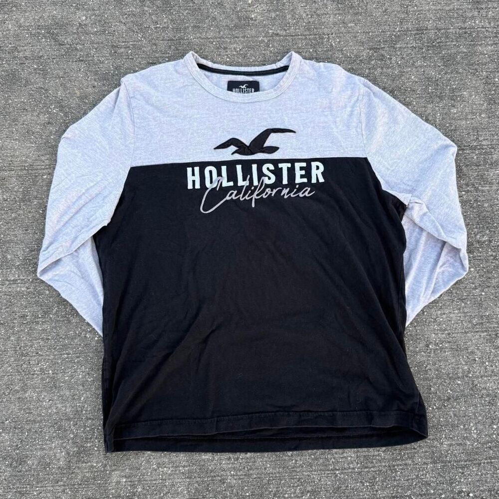 Hollister Colorblock Long Sleeve Tee